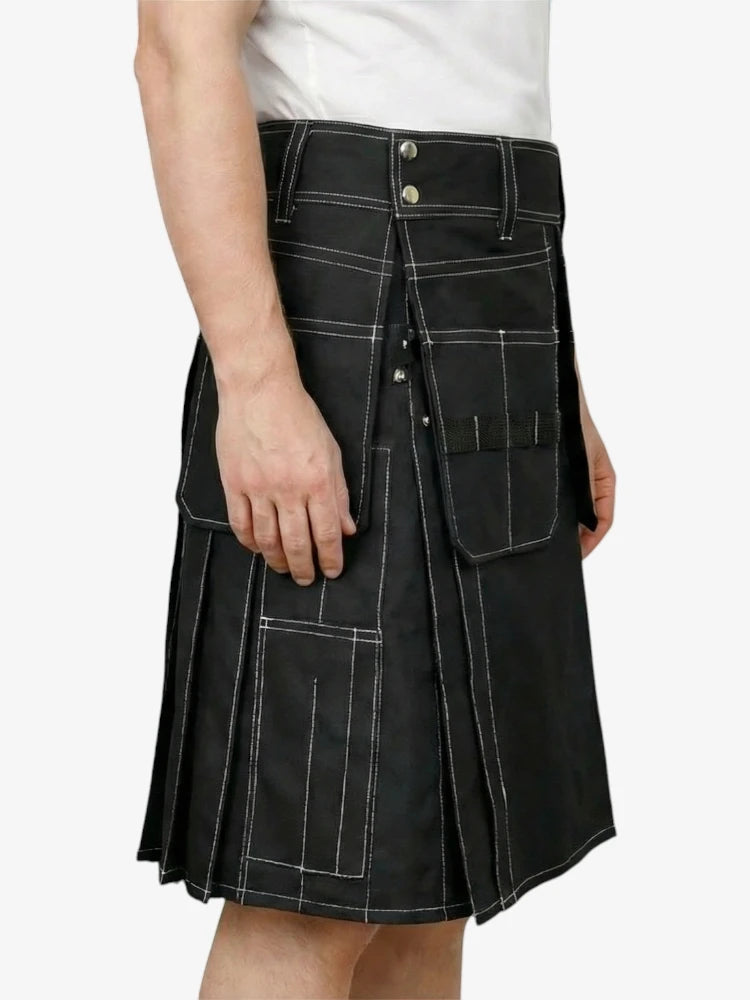 Black Work Kilt