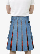 Blue Denim Cargo Kilt