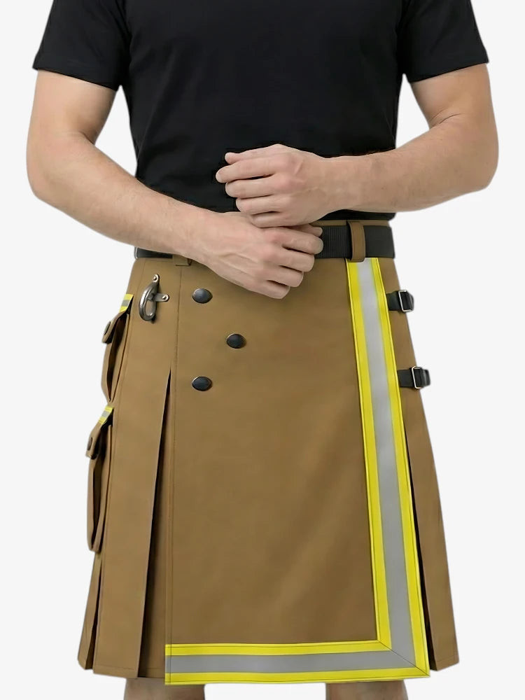 Brown Firefighter Kilt