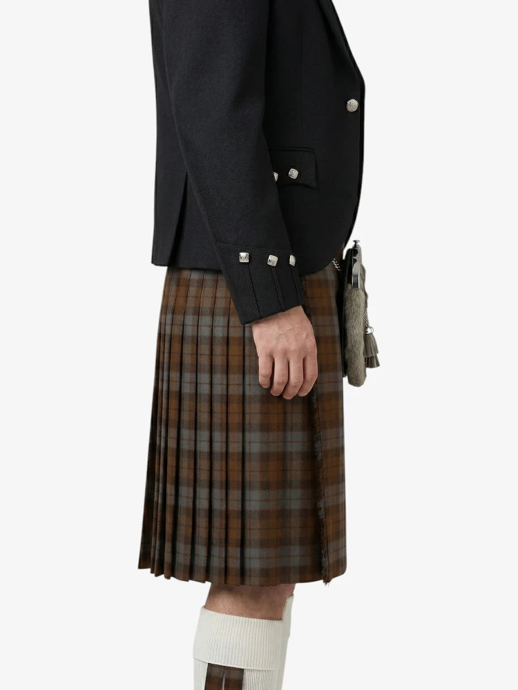 Brown Heather Tartan Kilt