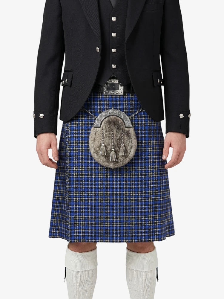 Cummins Royal Blue Tartan Kilt