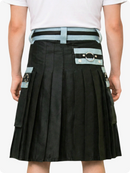 Black and Grey Utility Kilt
