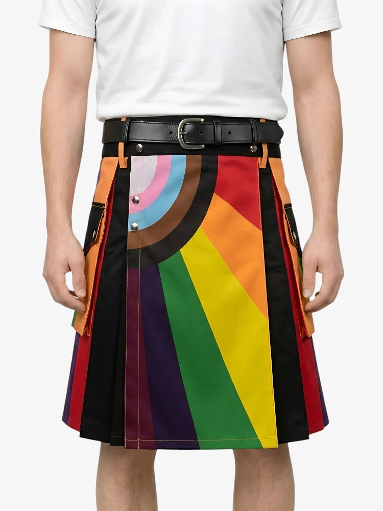 Custom Made Rainbow Fashion Kilt