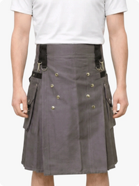 Grey Utility Kilt