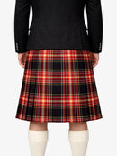 Firefighter Tartan Kilt Model Back