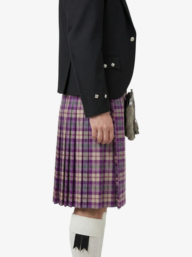 Gigha Lilac Tartan Kilt