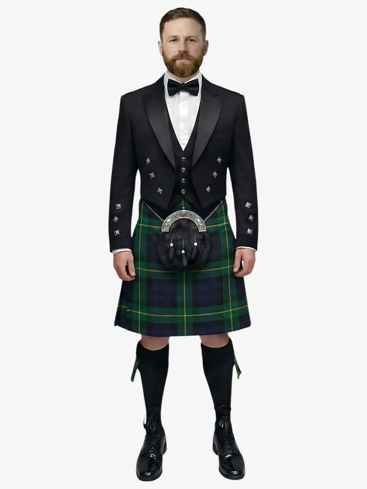 Gordon Tartan Prince Charlie Kilt Outfit