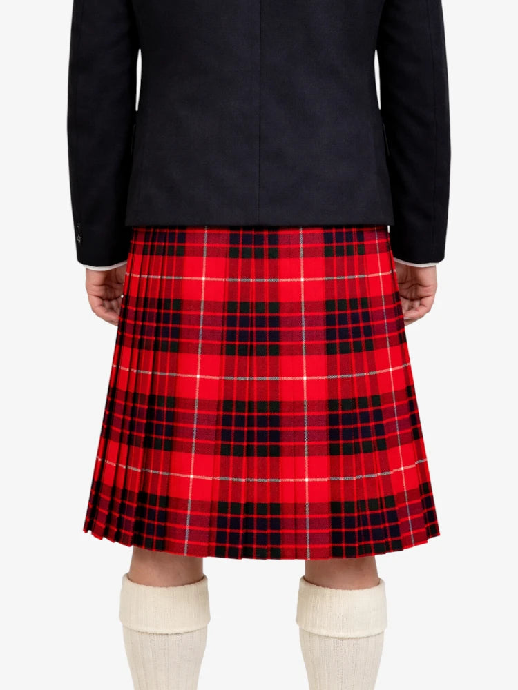 Hamilton Red Modern Tartan Kilt