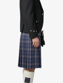 Highland Sky Tartan Kilt Right