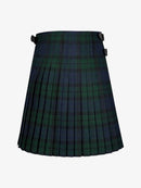 Plaid kilt on a white background
