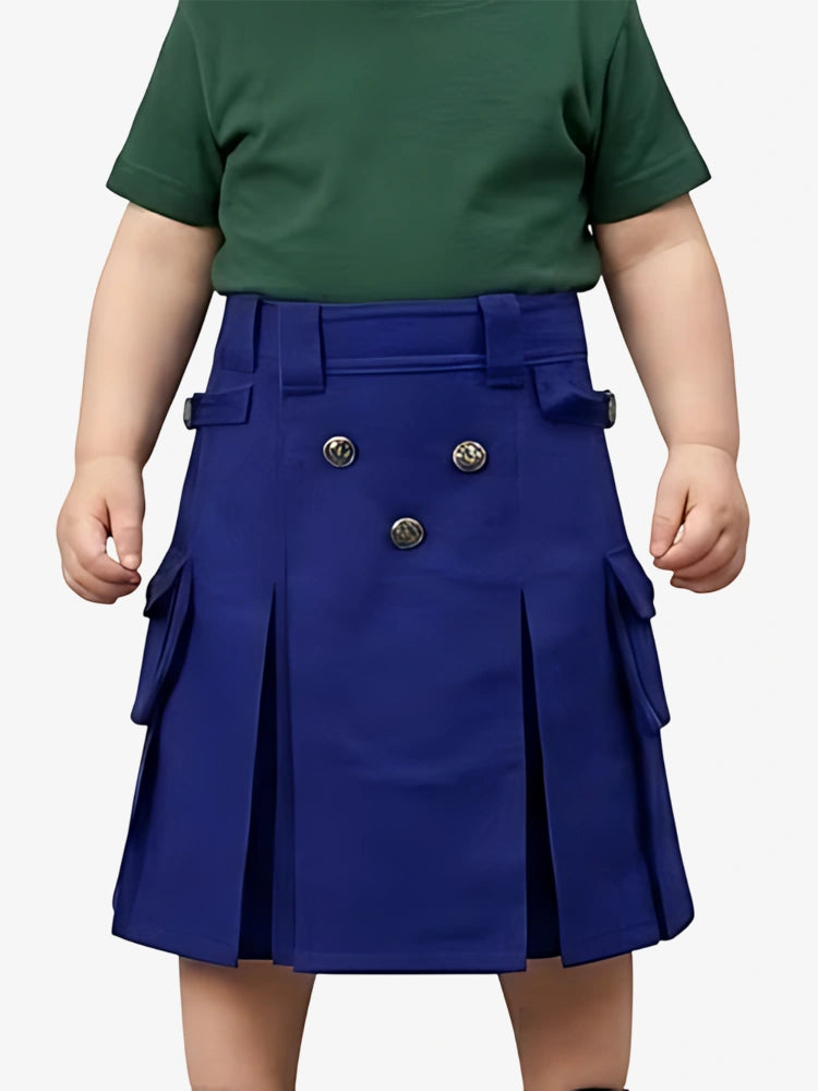 Premium Quality Royal Blue Baby Kilt