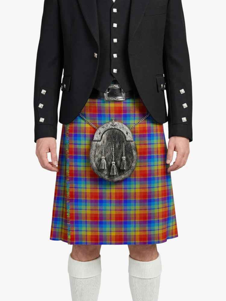 Rainbow Tartan Kilt