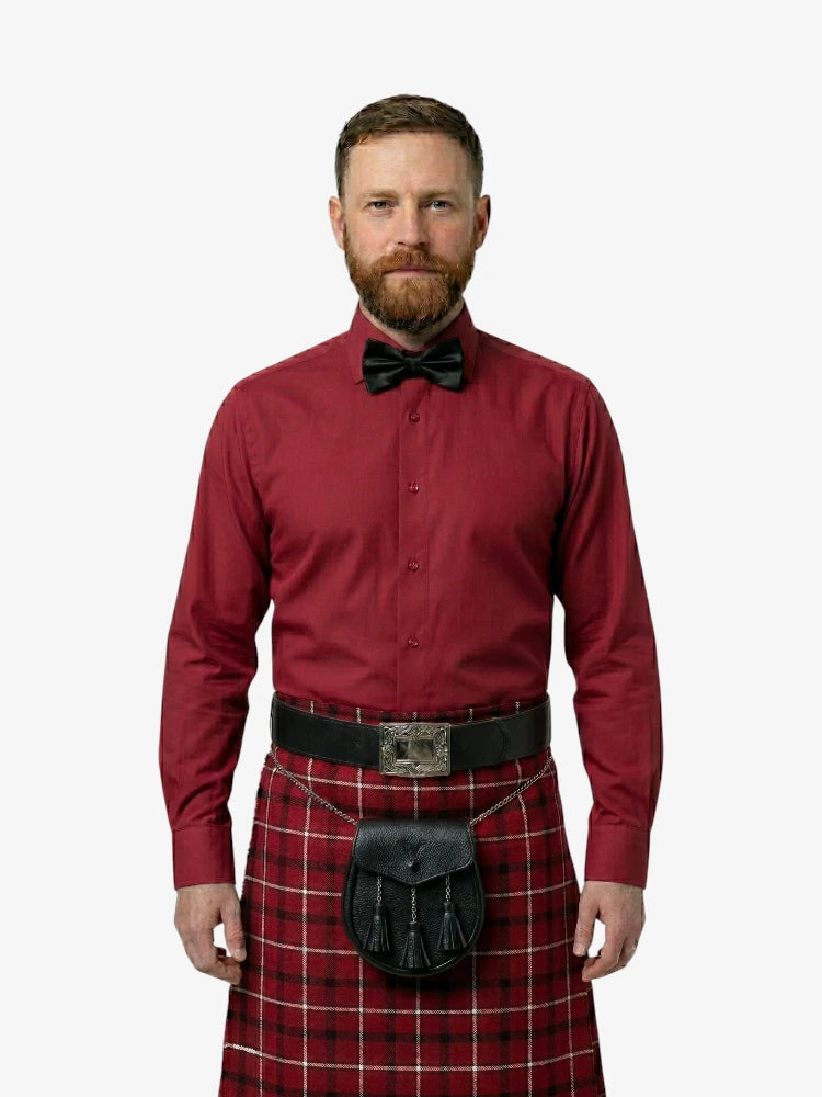 Custom Made Red Dress Shirt