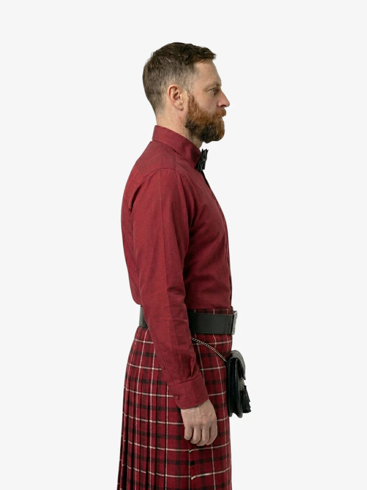 Custom Made Red Dress Shirt