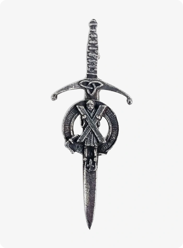 Custom Made Saint Andrew Design Kilt Pin