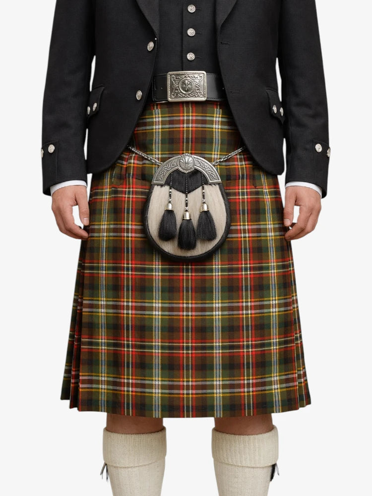 Scott Green Weathered Tartan Kilt