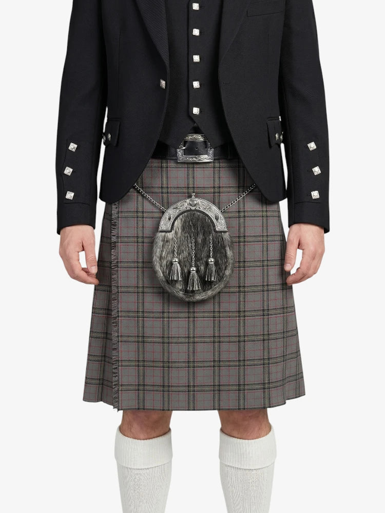 Stewart Grey Tartan Kilt