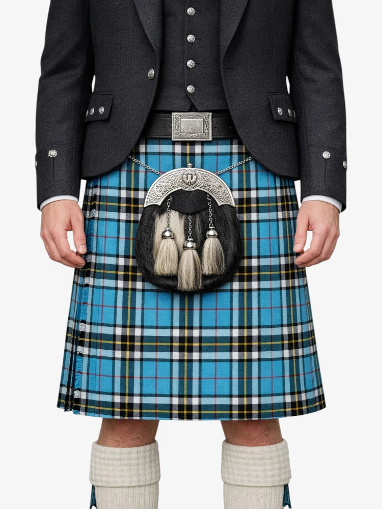 Thompson Blue Tartan Kilt