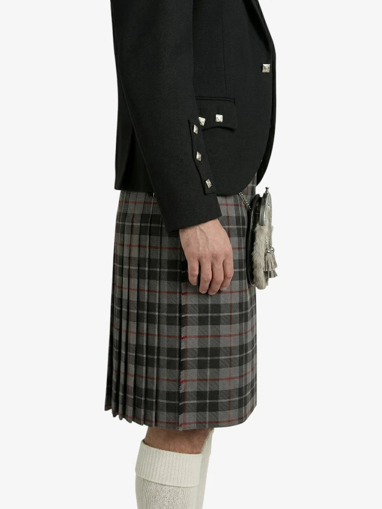 Thompson Grey Tartan Kilt