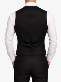 US-Marine Corp Tartan Waistcoat Back