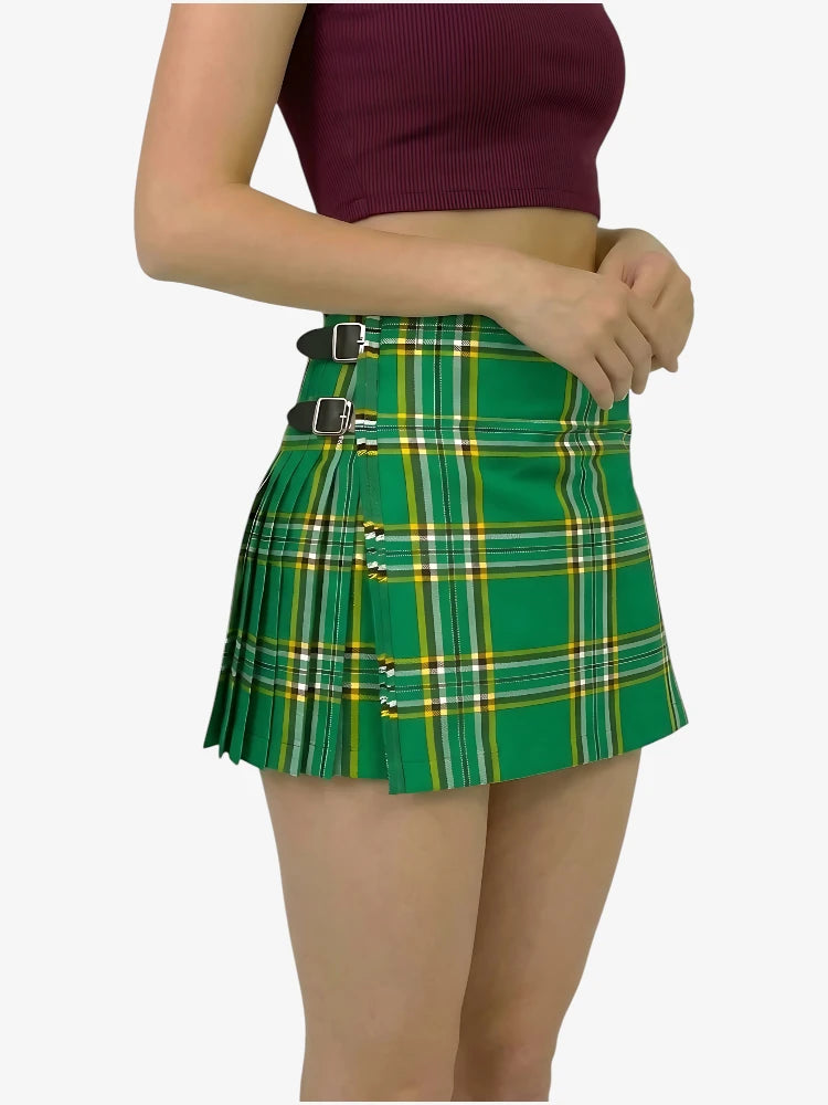 Women Irish Green Tartan Kilt